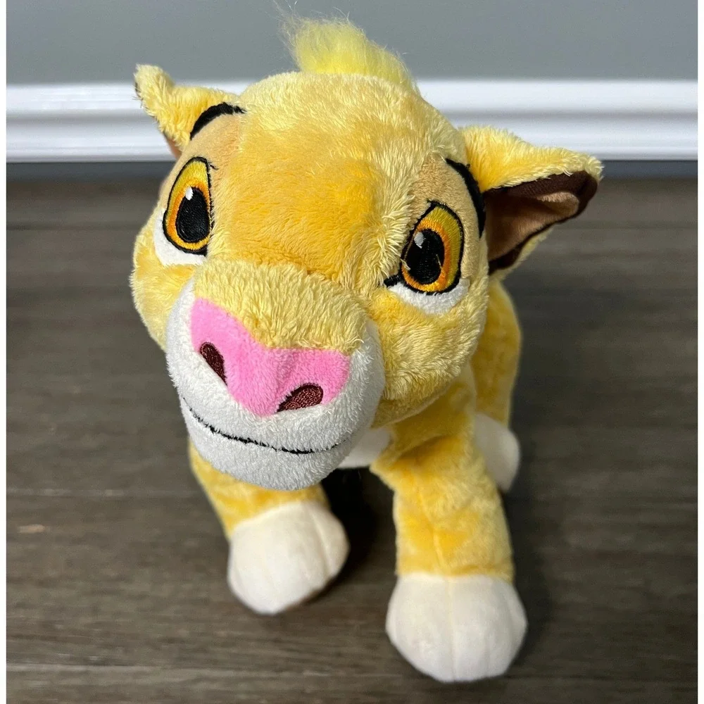 Disney Lion King Young Simba‎ Plush Stuffed Animal Toy Yellow Cub Kid's